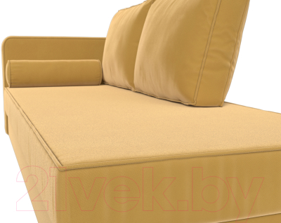Тахта Лига Диванов Прайм левый / 110144L (микровельвет желтый)