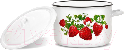 Кастрюля ЭСТЕТ Клубника / ЭТ-72693