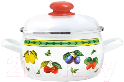 Кастрюля ЭСТЕТ Фруктовое ассорти / ЭТ-72545 - фото