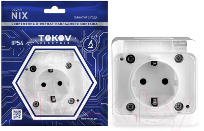 Розетка Tokov Electric TKE-NX-R1Z-C01T-IP54