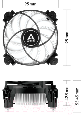 Кулер для процессора Arctic Cooling Alpine 17 LP (ACALP00042A)