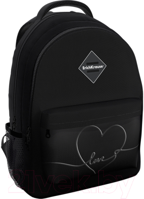 Школьный рюкзак Erich Krause EasyLine 20L Black Heart / 60313 - фото