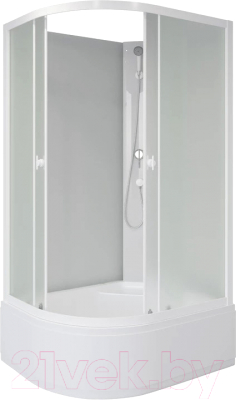 Душевая кабина Niagara Promo P100/80/40R/MT/BK 100x80x195 - фото