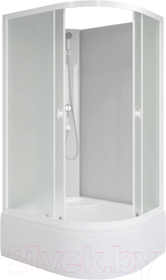 Душевая кабина Niagara Promo P100/80/40L/MT/BK 100x80x195 - фото