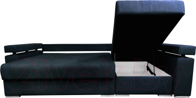 Диван угловой Bobrovmebel Мадрид правый (микровелюр симпл 54 серый)