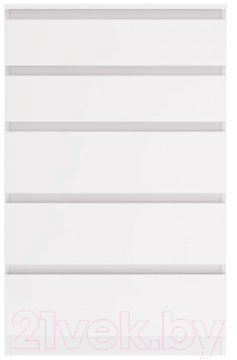 Комод Stolline Морвик 5 ящиков 70x112 (белый)