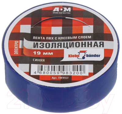 Изолента Klebebander ПВХ 0.019x10м / ТIK955Т/200/5 - фото