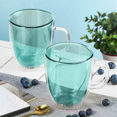 Набор кружек Elan Gallery Crystal Glass / 360163