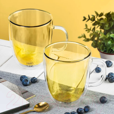 Набор кружек Elan Gallery Crystal Glass / 360165