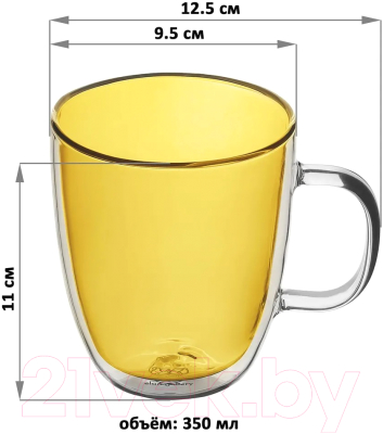 Набор кружек Elan Gallery Crystal Glass / 360165