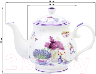 Заварочный чайник Elan Gallery Лаванда / 420341