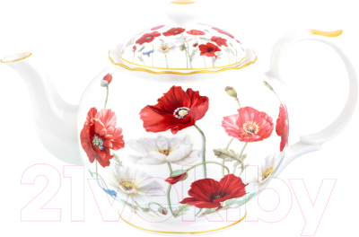 Заварочный чайник Elan Gallery Маки / 420323 - фото