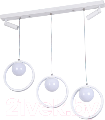 Потолочный светильник LED4U L7103-5 WТ - фото