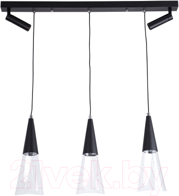 Потолочный светильник LED4U L7105-5 BK - фото