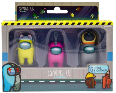 Набор фигурок коллекционных Among Us Желтый герой / AU5321F