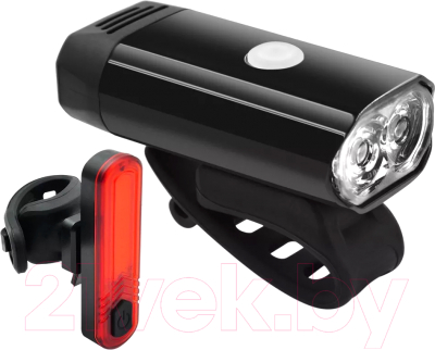 Набор фонарей для велосипеда Jingyi JY-7066+JY-6056T - фото