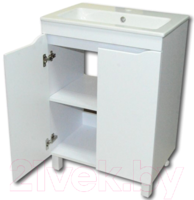 Тумба с умывальником Гамма Р24оФ8/1-У60 Практико-44060 (4812044015089)