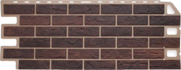 Сайдинг Альта-профиль Кирпич жженый - фото