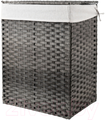 Корзина для белья Swed house Eman 34.28.2280 (серый) - фото