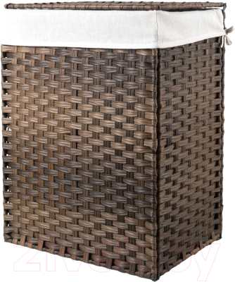 Корзина для белья Swed house Eman 34.28.8978 (коричневый) - фото