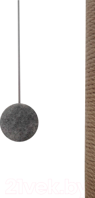 Лежанка-когтеточка Kogtik Ивона столбик с площадкой и бортиком / исд