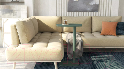 Приставной столик Калифорния мебель Дей (зеленый)