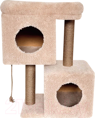 Комплекс для кошек Kogtik Пентхаус / БежКД m - фото