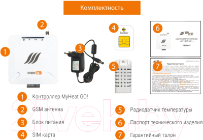 Контроллер отопительный Эван MyHeat GO!+ / 6279