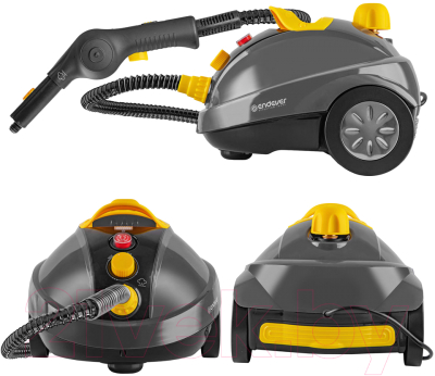 Пароочиститель Endever Odyssey Q-808 (темно-серый/желтый)