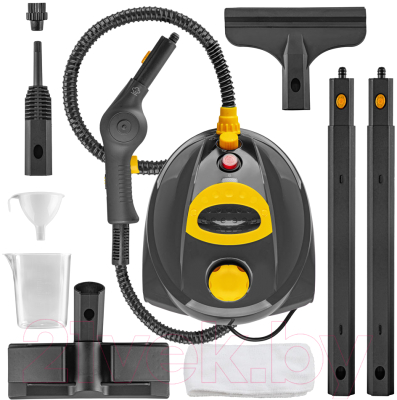 Пароочиститель Endever Odyssey Q-808 (темно-серый/желтый)