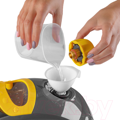 Пароочиститель Endever Odyssey Q-808 (темно-серый/желтый)