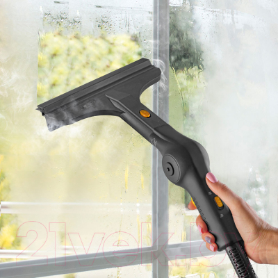 Пароочиститель Endever Odyssey Q-808 (темно-серый/желтый)