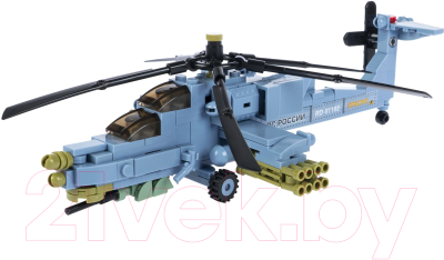 Конструктор Bondibon Военный десант Вертолет / ВВ6133 (241эл)