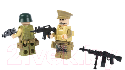 Конструктор Bondibon Военный десант Вертолет / ВВ6133 (241эл)