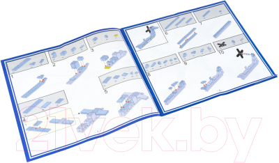 Конструктор Bondibon Военный десант Вертолет / ВВ6133 (241эл)