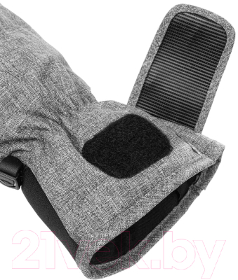 Варежки для охоты и рыбалки Helios Comfort (р.XL, серый)