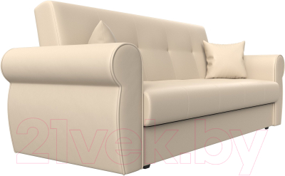 Диван Лига Диванов Лига-019 / 118380 (экокожа бежевый/подушки бежевый)