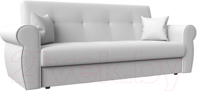 Диван Лига Диванов Лига-019 / 118382 (экокожа белый/подушки белый) - фото