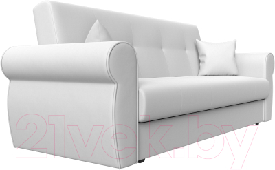 Диван Лига Диванов Лига-019 / 118382 (экокожа белый/подушки белый)