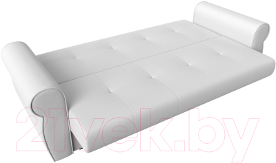 Диван Лига Диванов Лига-019 / 118382 (экокожа белый/подушки белый)