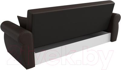 Диван Лига Диванов Лига-019 / 118384 (экокожа коричневый/подушки коричневый)