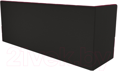 Скамья кухонная мягкая Лига Диванов Бриз левый / 109635L (микровельвет бордовый)