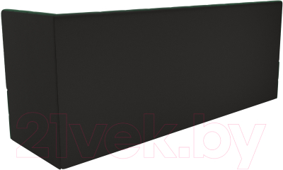 Скамья кухонная мягкая Лига Диванов Бриз правый / 106968 (велюр зеленый)