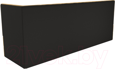 Скамья кухонная мягкая Лига Диванов Бриз правый / 109636 (микровельвет желтый)