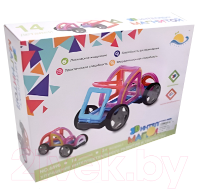 Конструктор магнитный Наша игрушка 689B - фото