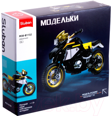 Конструктор инерционный Sluban Модельки. Спортбайк / M38-B1132 - фото
