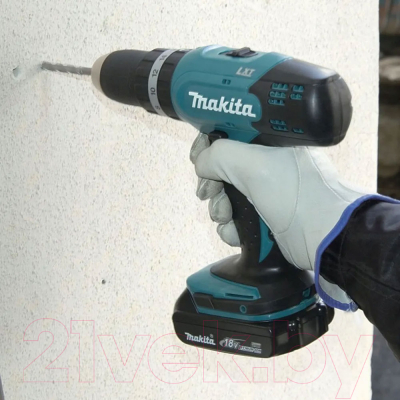 Профессиональная дрель-шуруповерт Makita DHP453ZJ
