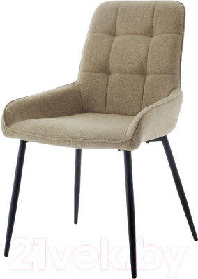 Стул M-City Caracas / 624M05385 (Barrel-09 бежевый/черный) - фото