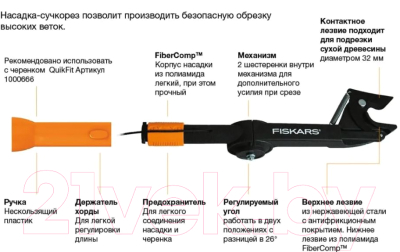 Высоторез механический Fiskars QuikFit / 1001410