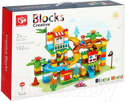 Конструктор Kids Home Toys Забавные горки 188-A34 / 9655728 - фото